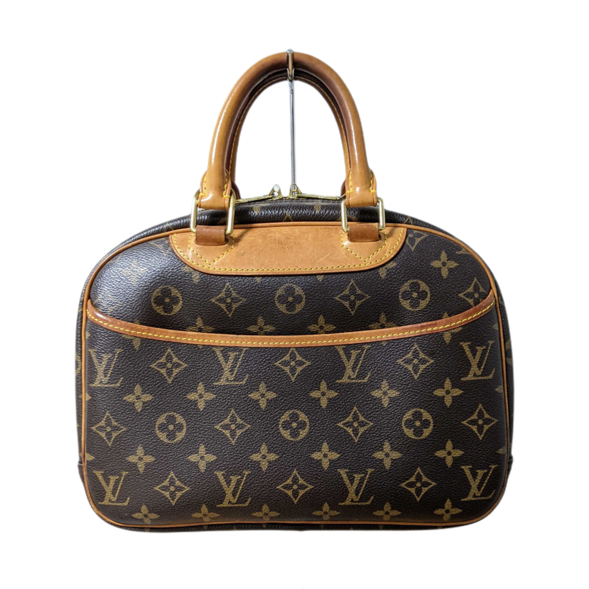 Authentic Louis Vuitton Monogram Trouville Hand Bag M42228 - Wakukan
